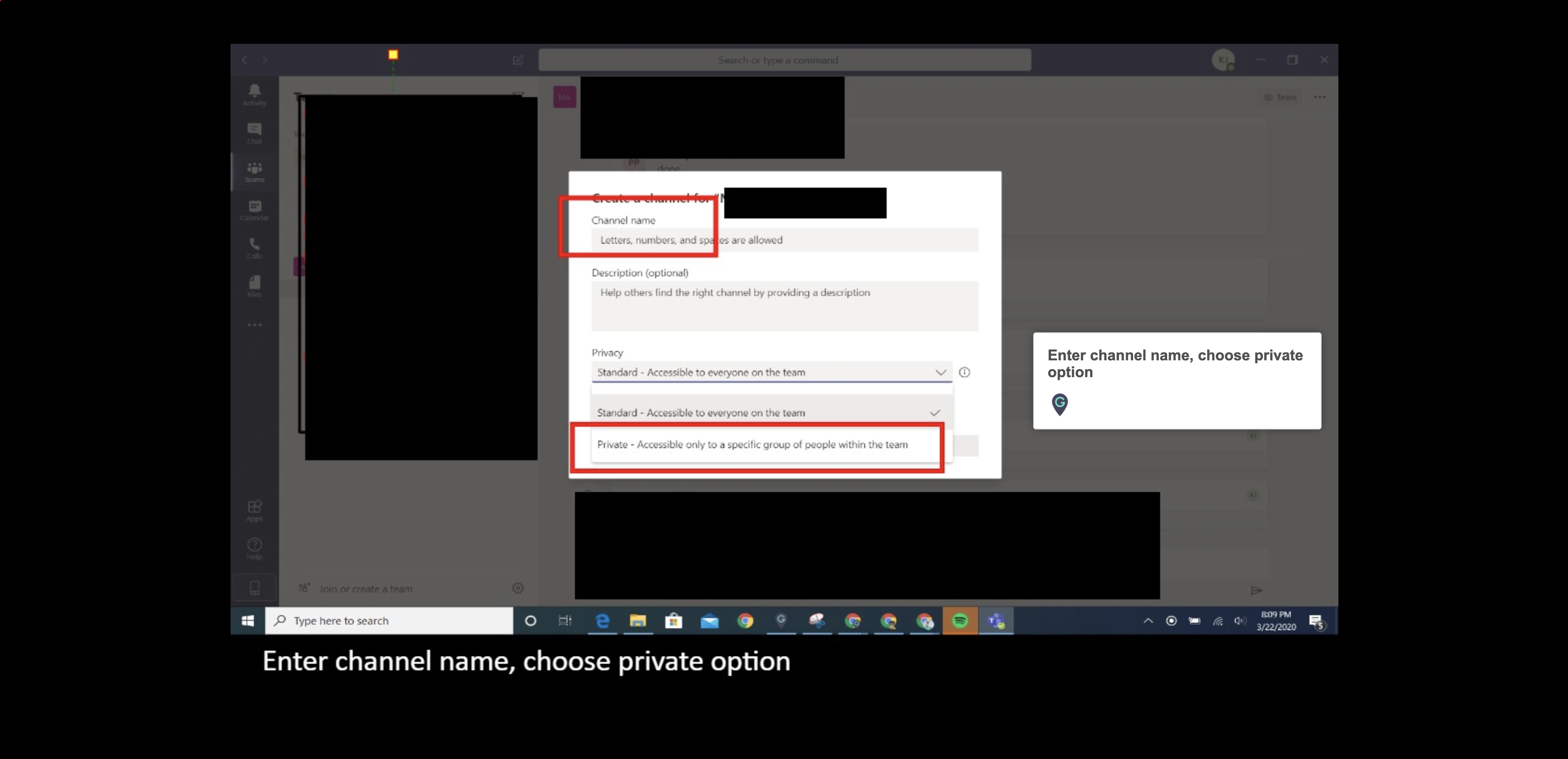 How To Create A Private Channel In Microsoft Teams And Add Members A