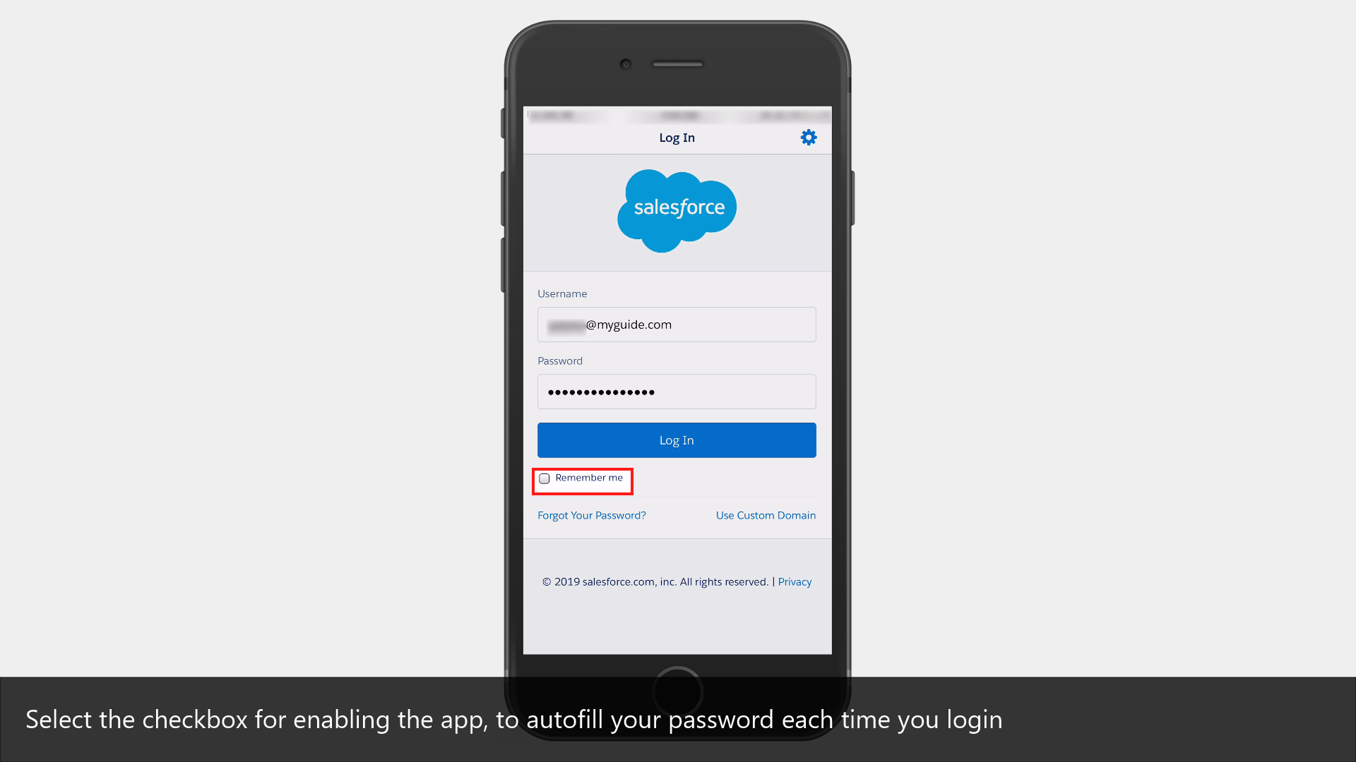 How to login to Salesforce Mobile for iPhone A Guide by MyGuide