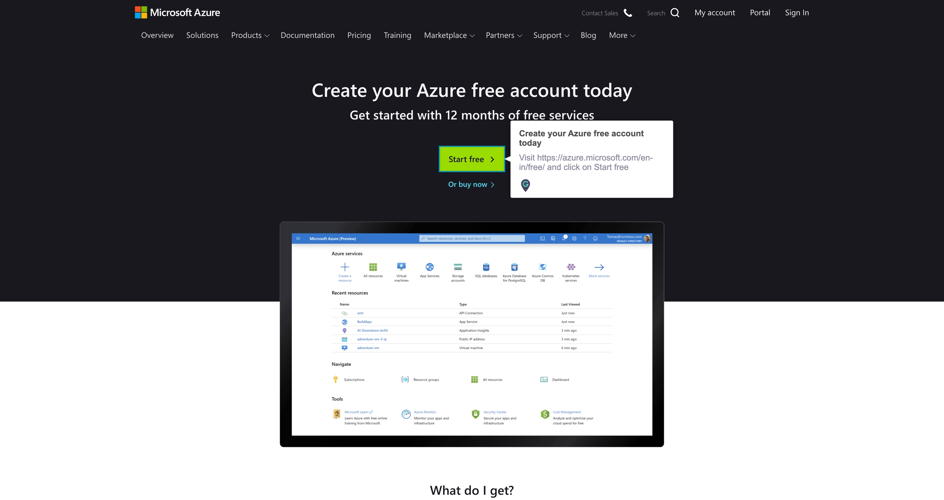 Start your Free Account on Azure | A Guide by MyGuide