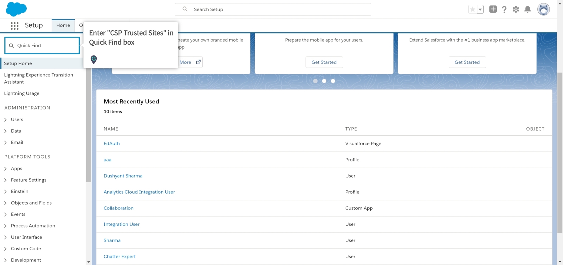 How to add CSP trusted sites in Salesforce Lightning A Guide by MyGuide