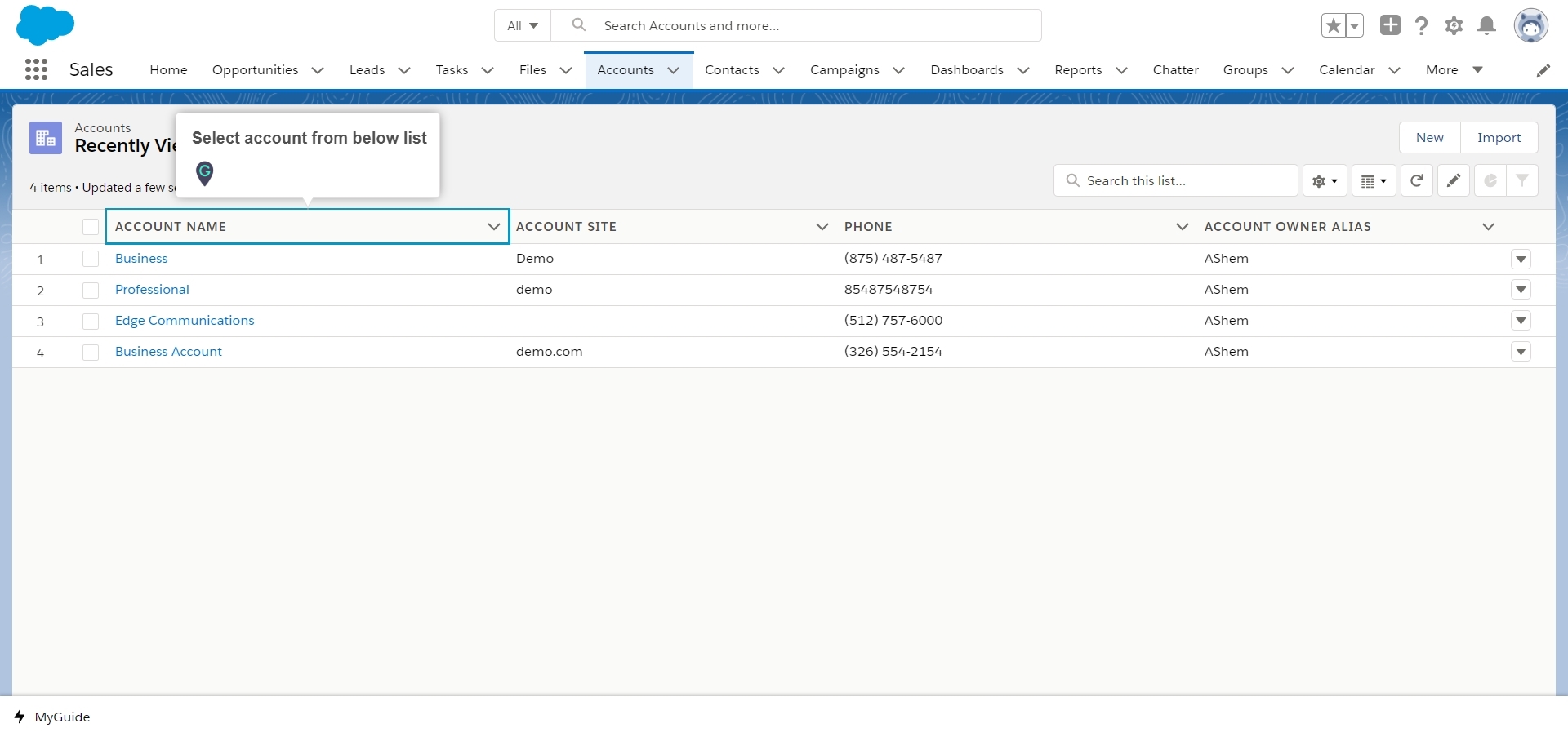 How to change Account owner in Salesforce Lightning A Guide by MyGuide