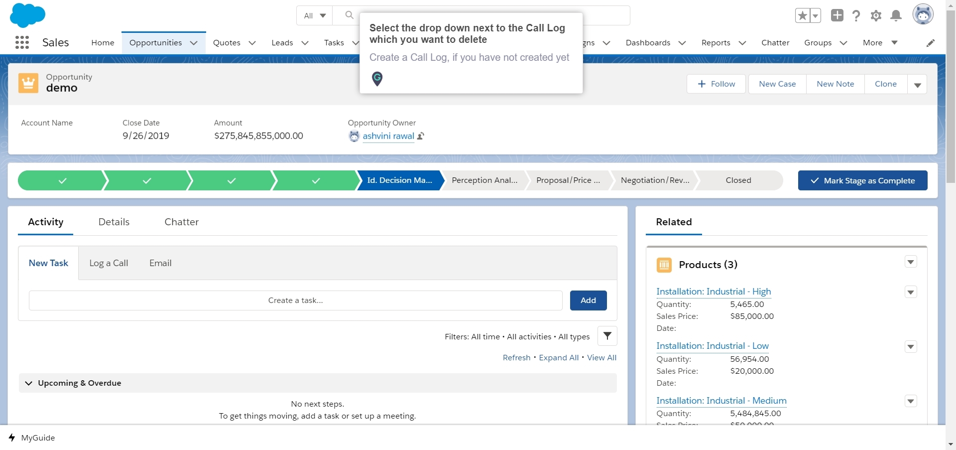 how-to-delete-call-log-under-opportunities-in-salesforce-lightning-a