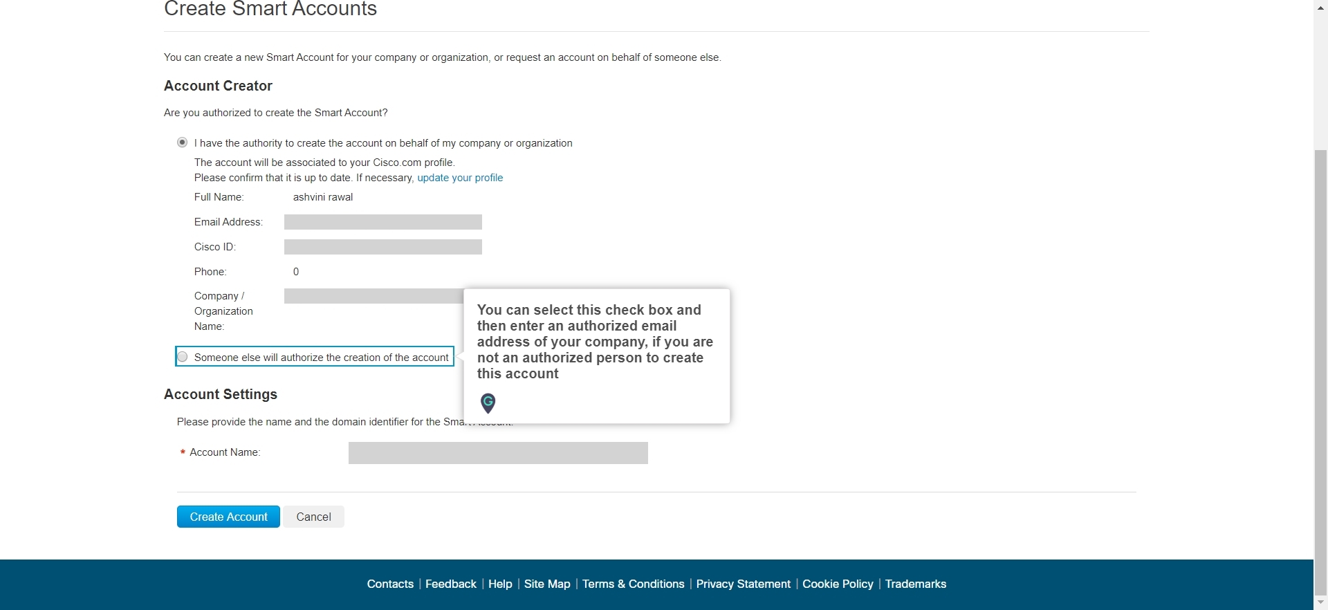 calex smart account calex smart account