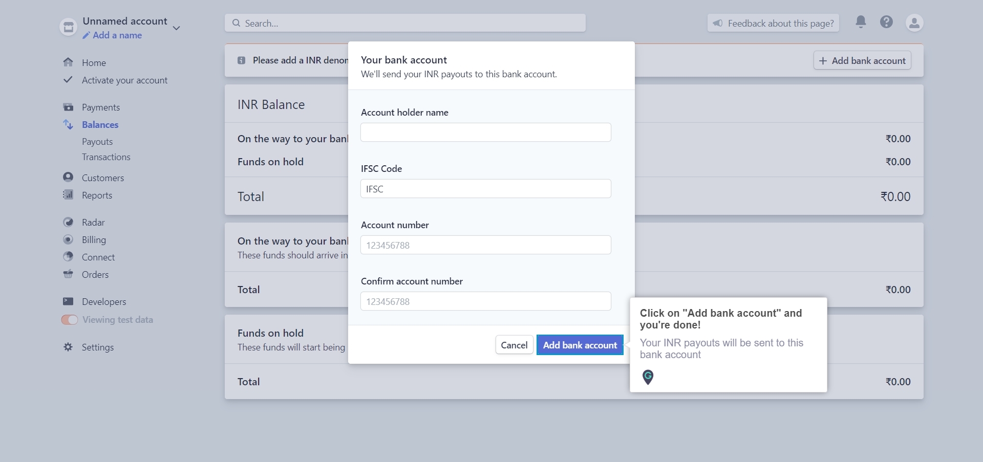 How to add Bank Account Details on Stripe A Guide by MyGuide