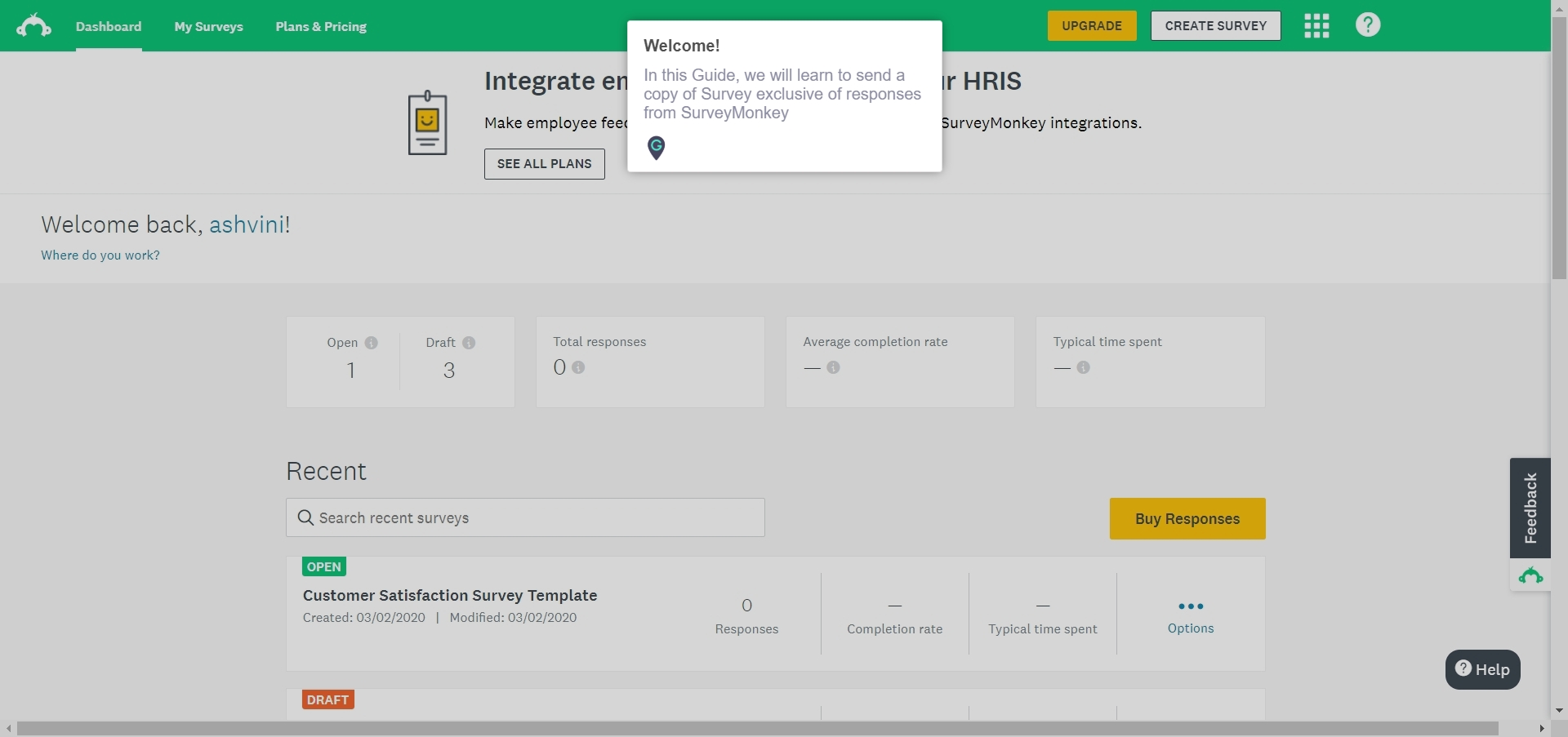 How to send a copy of Survey exclusive of responses from SurveyMonkey