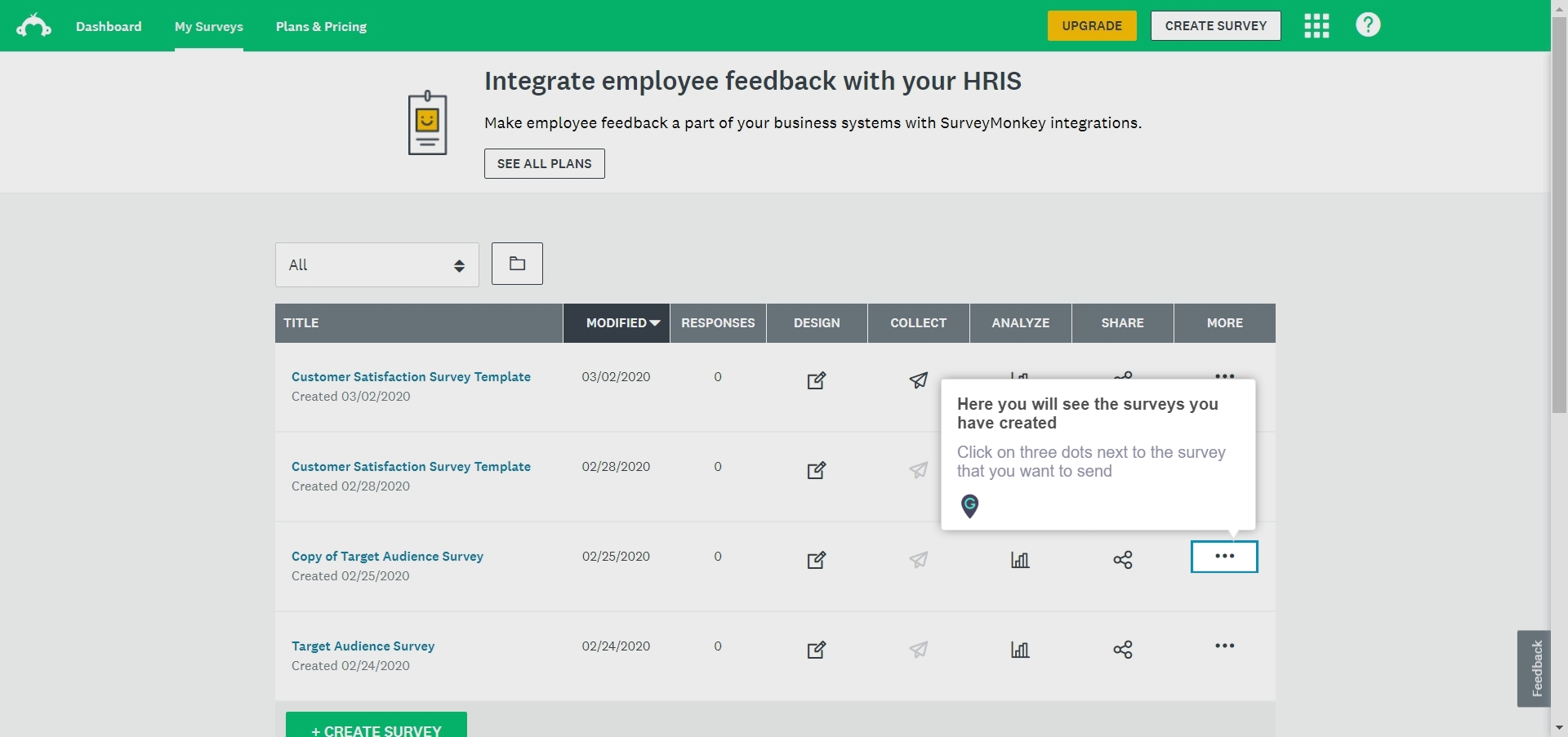 How to send a copy of Survey exclusive of responses from SurveyMonkey