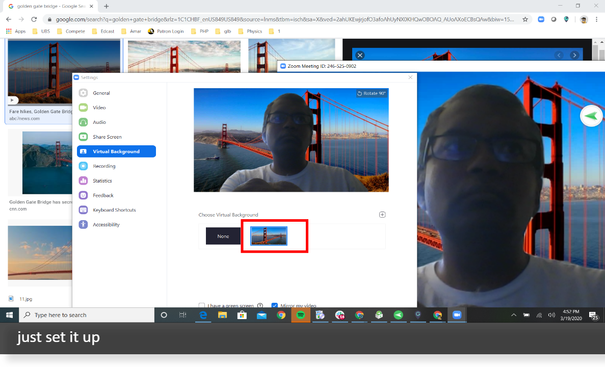 How to enable Zoom Virtual Backgroun on your desktop App A Guide by