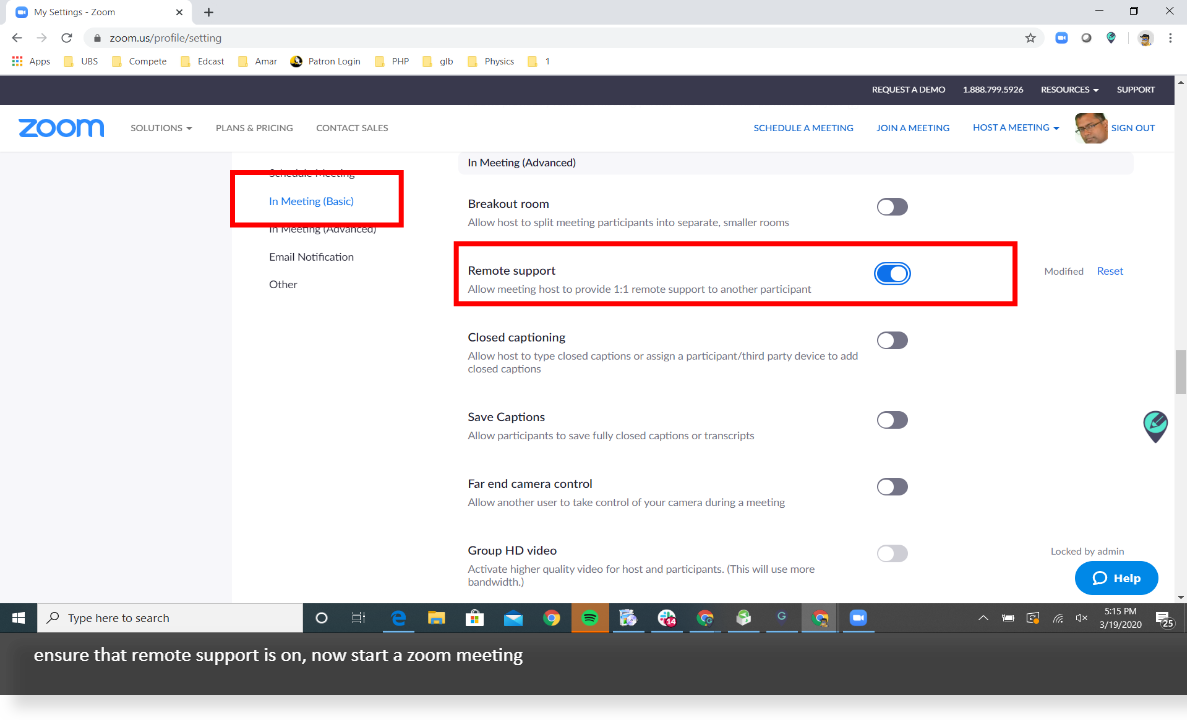 How to share screen and give mouse control to other participants in