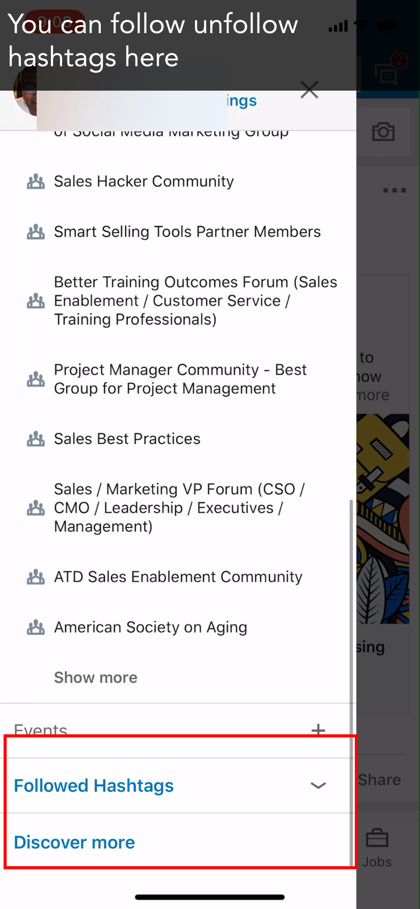 How to follow a hashtag on linkedin mobile A Guide by MyGuide