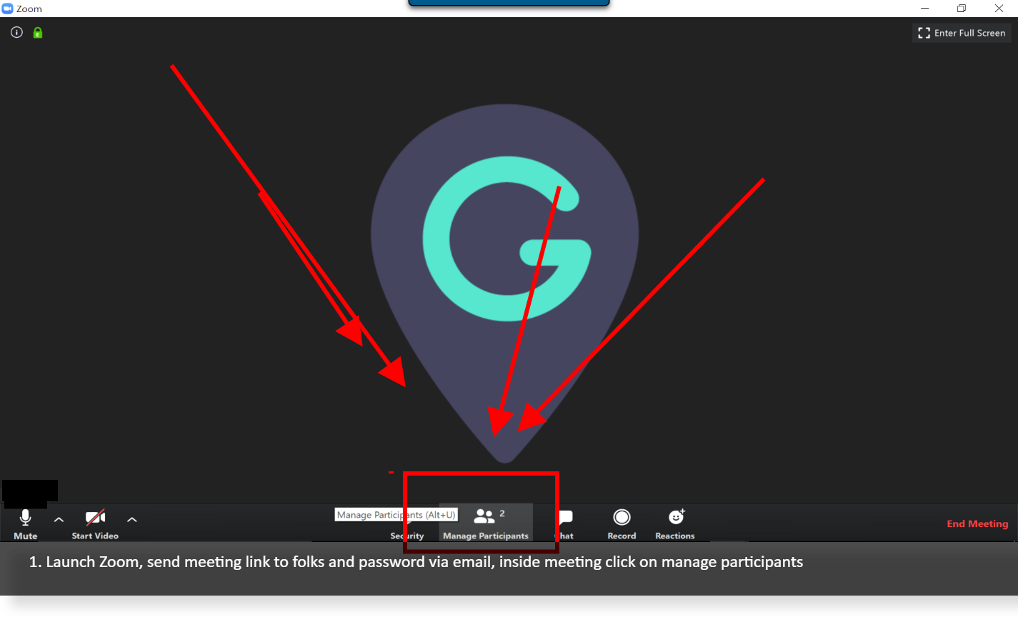 How to admit a participant in a zoom video call A Guide by MyGuide