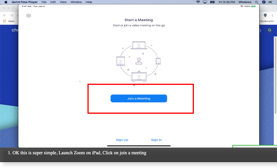 How to join a zoom meeting on iPad and touch up your video A Guide by