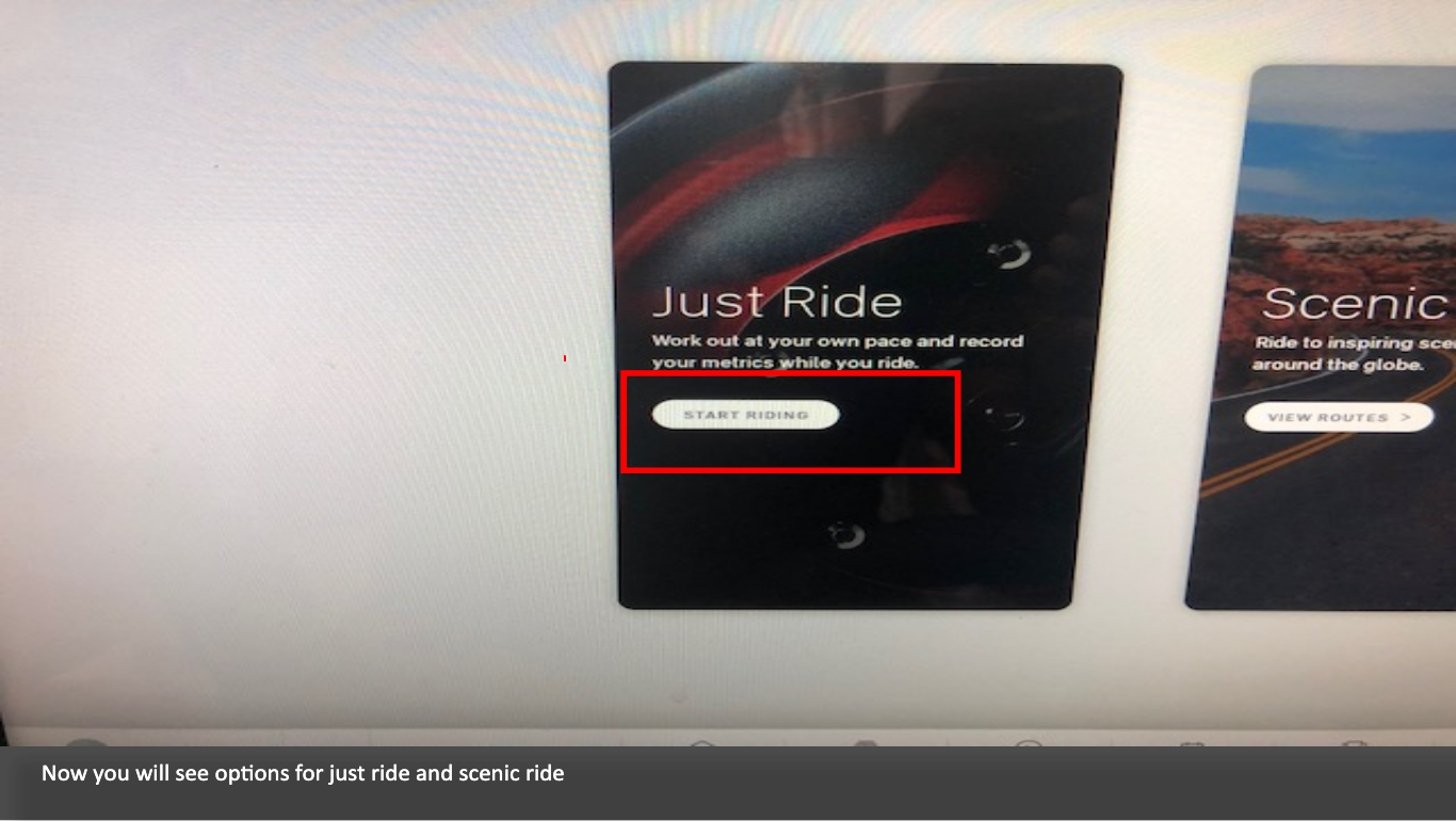 peloton just ride feature