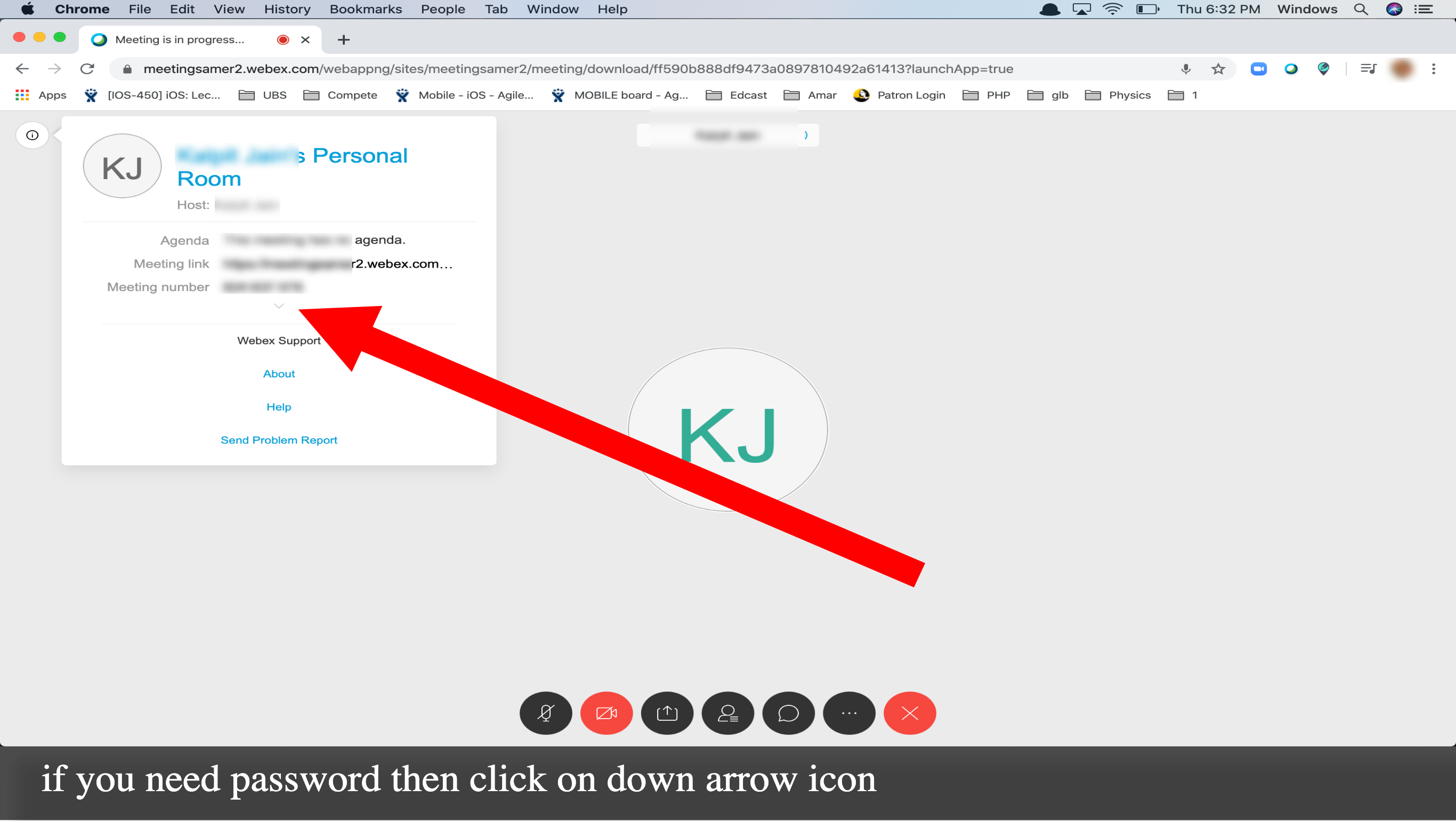 How to quickly find Cisco Ex meeting ID, link, invite others and