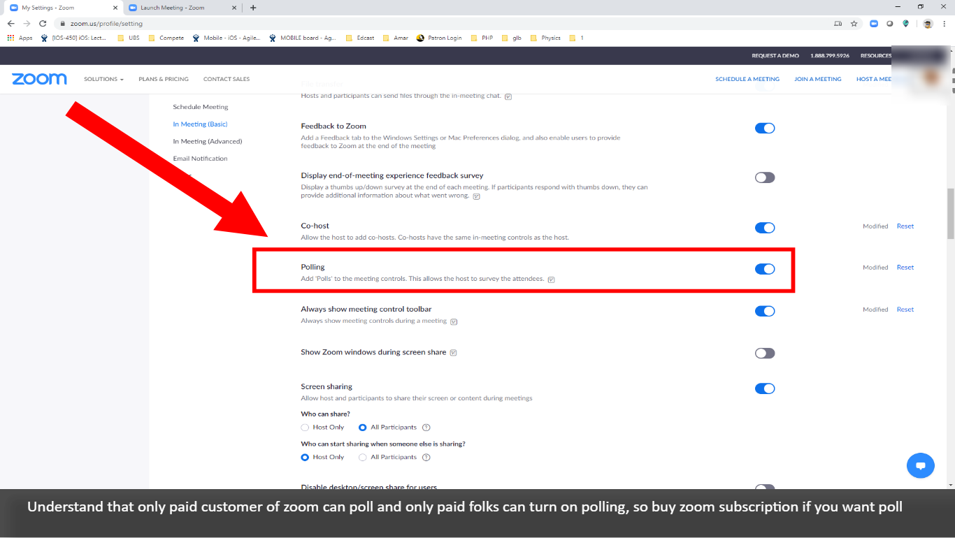 How to leverage amazing poll feature of zoom to ask questions and poll