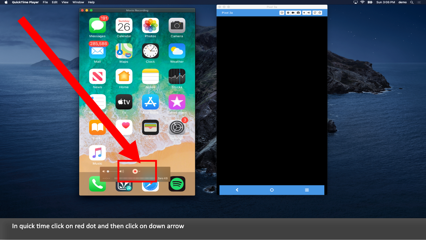 how to emulate iphone screen on pc