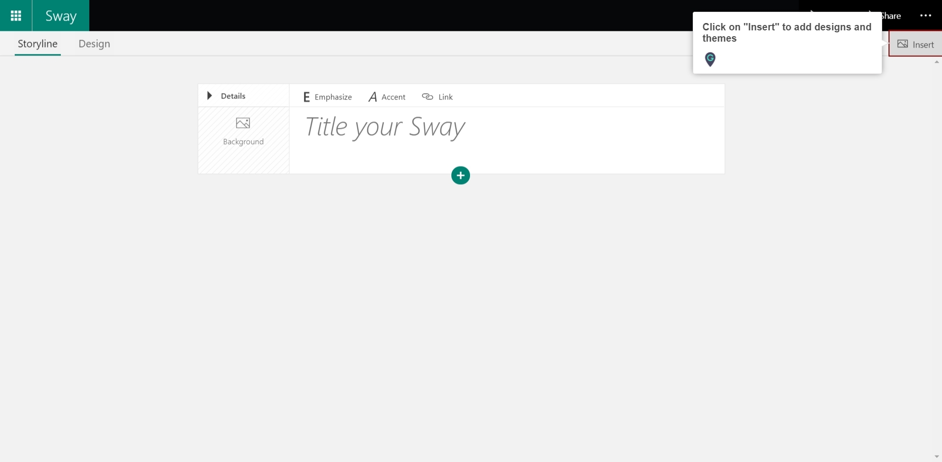 How to create new Sway A Guide by MyGuide